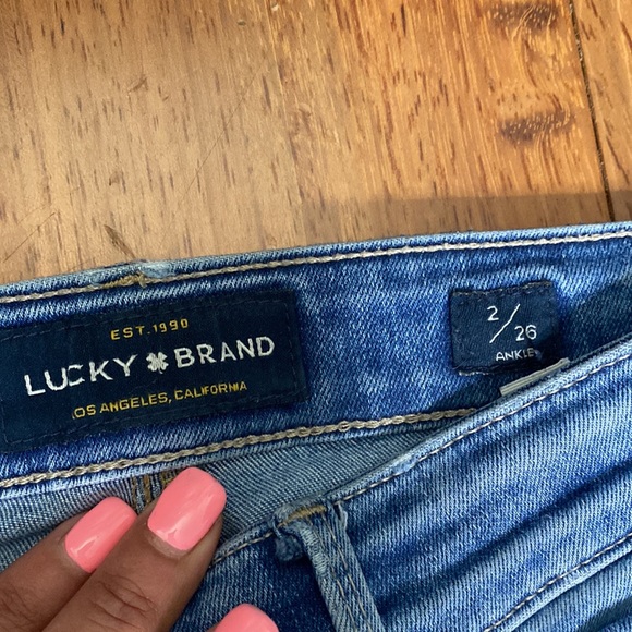 Lucky brand Ava skinny jeans super stretchy size 26 - Picture 3 of 11